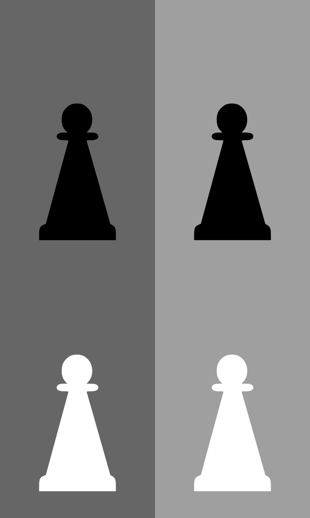 2D Chess set - Pawn png transparent