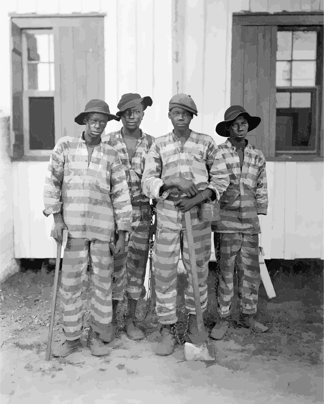 A Southern chain gang c1903-restore png transparent