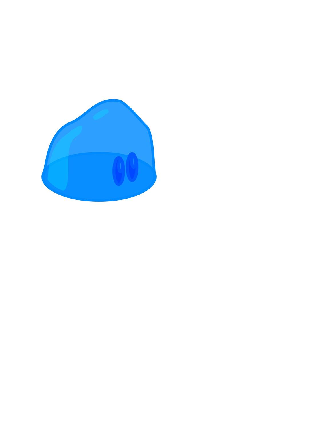Blue Slime png transparent