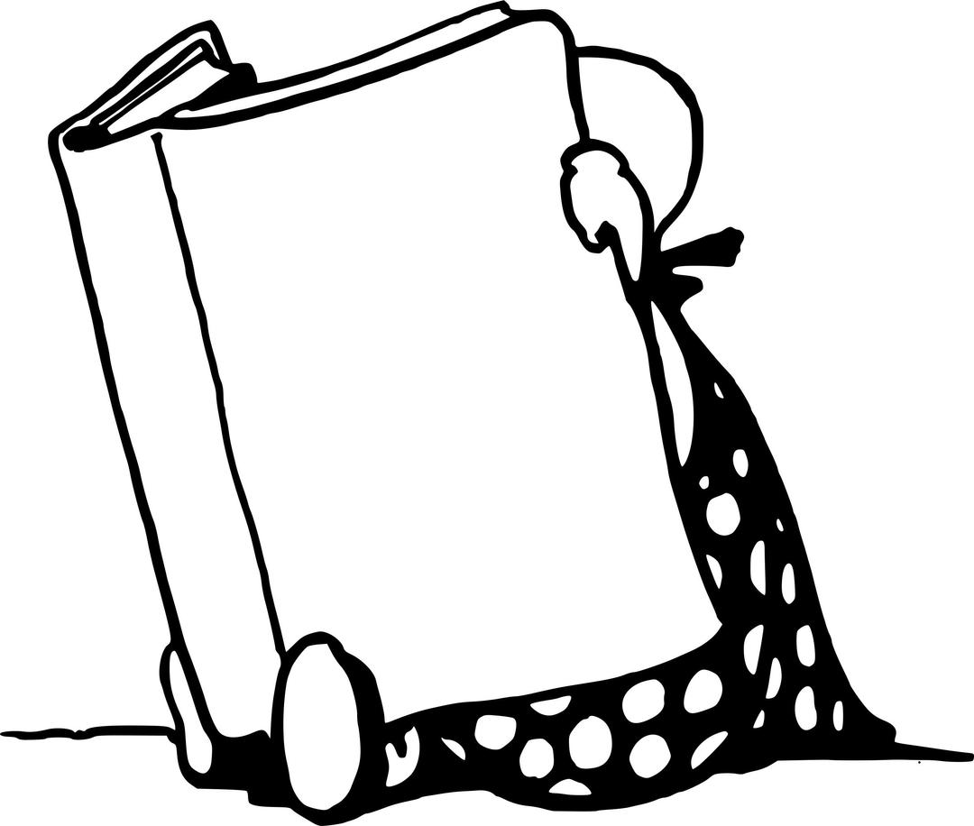 Child with book png transparent
