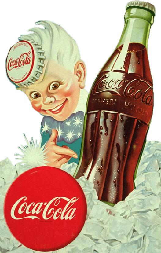 Coca Cola Vintage Boy Advertising png transparent