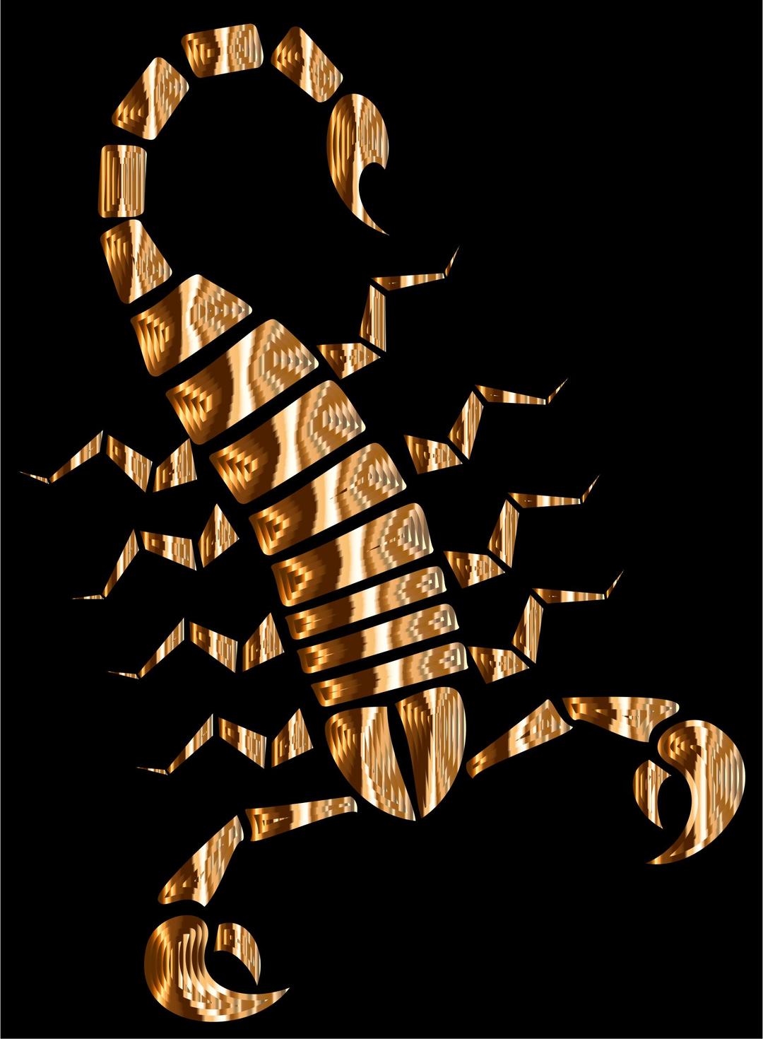 Colorful Abstract Tribal Scorpion 12 png transparent
