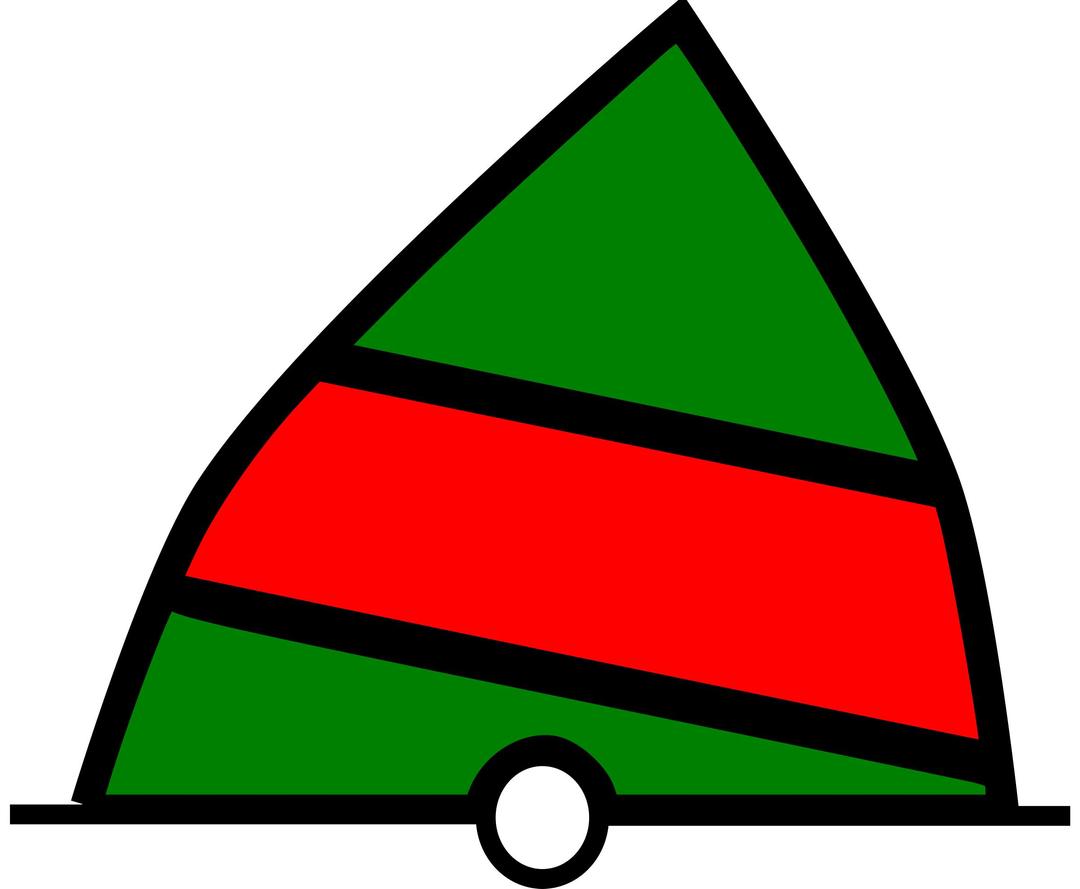 conical buoy green-red-green png transparent