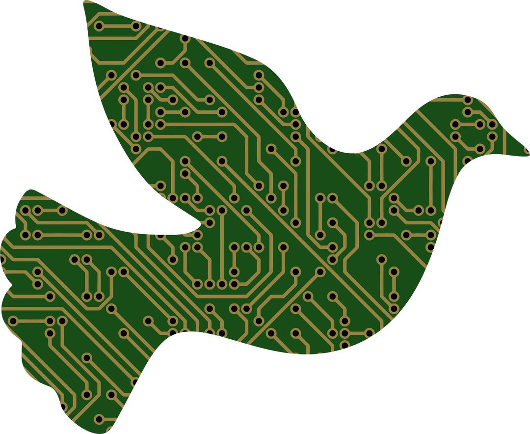 Cyber Peace Dove II png transparent