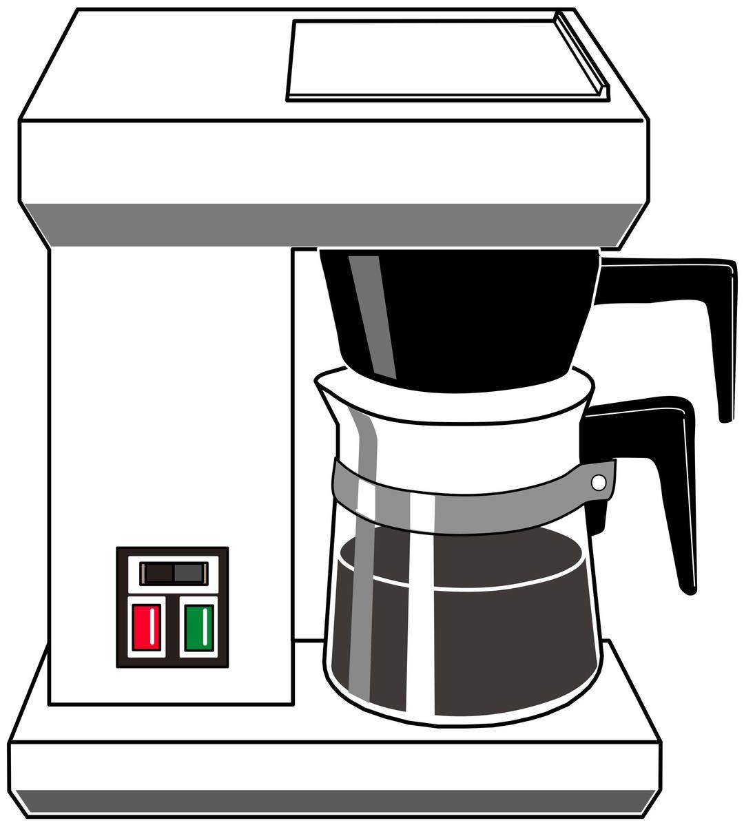 drip coffee maker png transparent