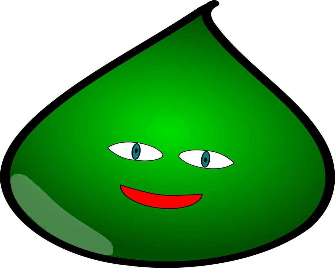 Green Slime Monster png transparent