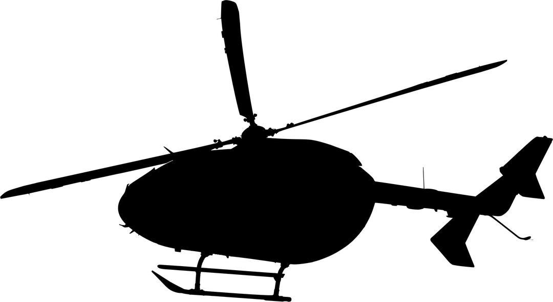 Helicopter Silhouette 7 png transparent
