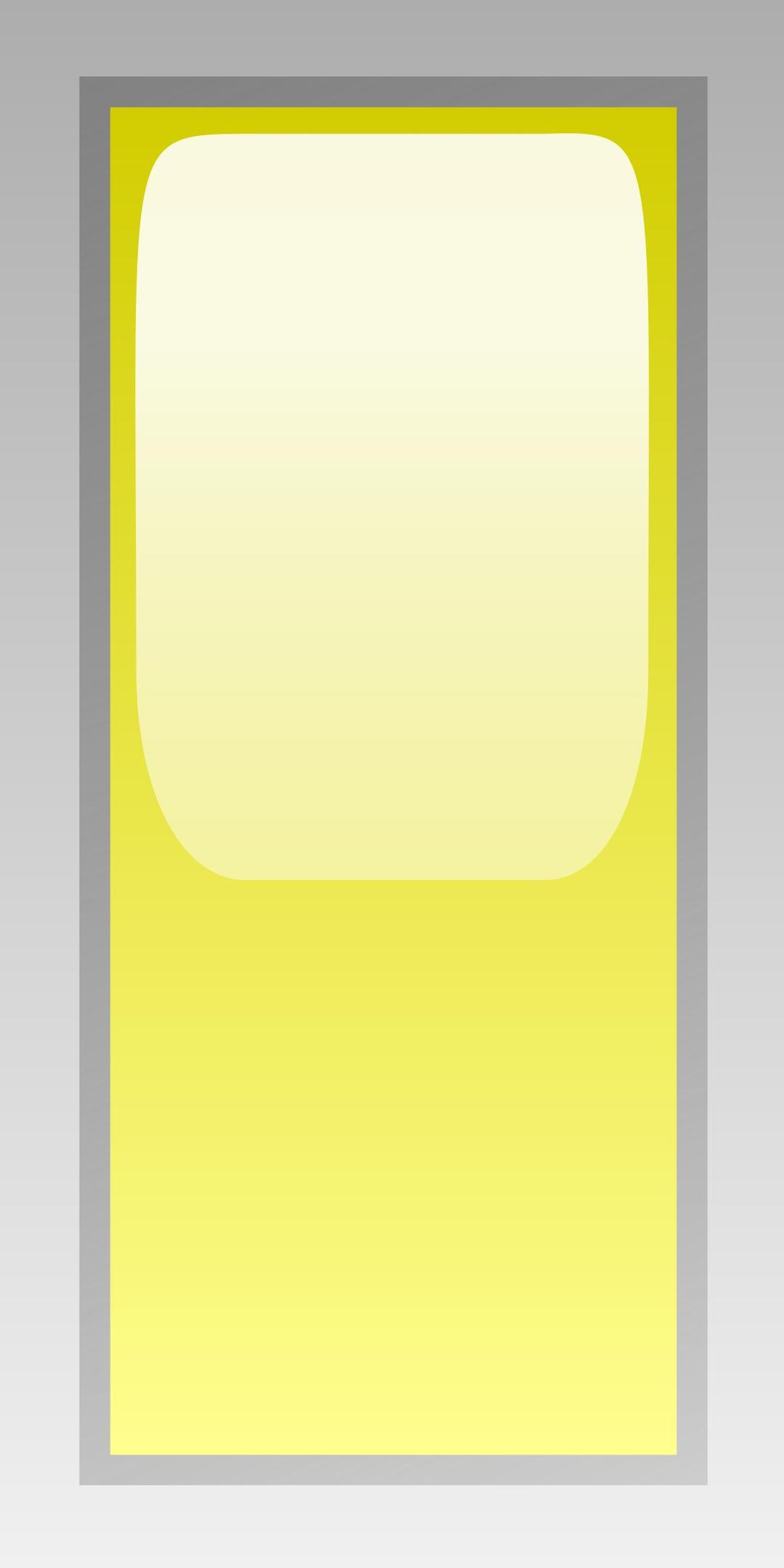 led rectangular v yellow png transparent