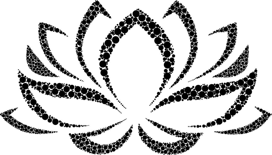 Lotus Flower Circles png transparent