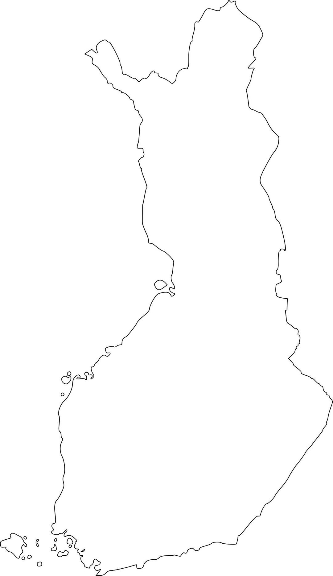 Map Of Finland png transparent
