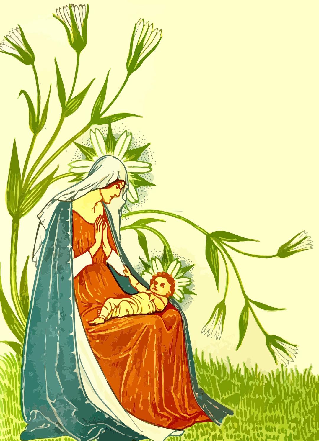 Mother and child 9 png transparent