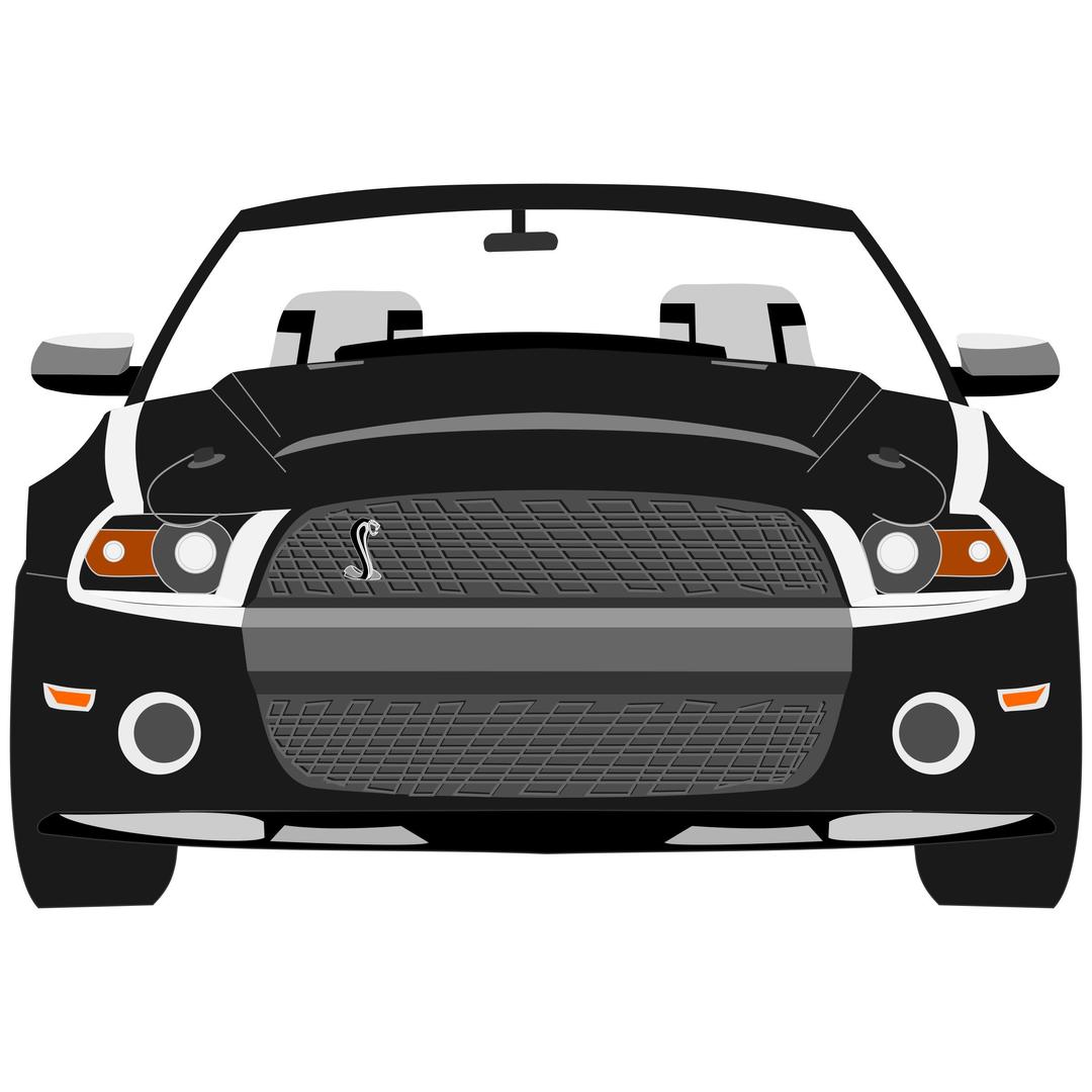 Mustang Shelby GT500 png transparent
