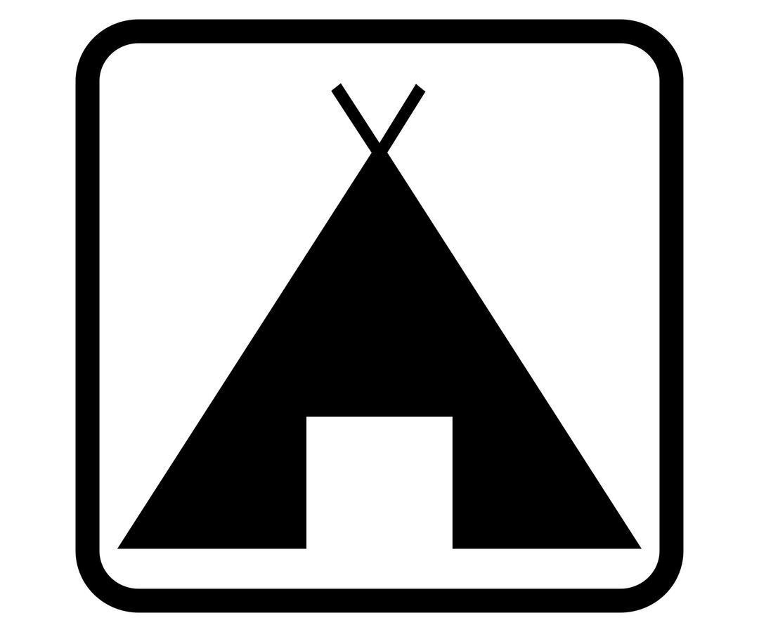 Pictogramme Camping png transparent