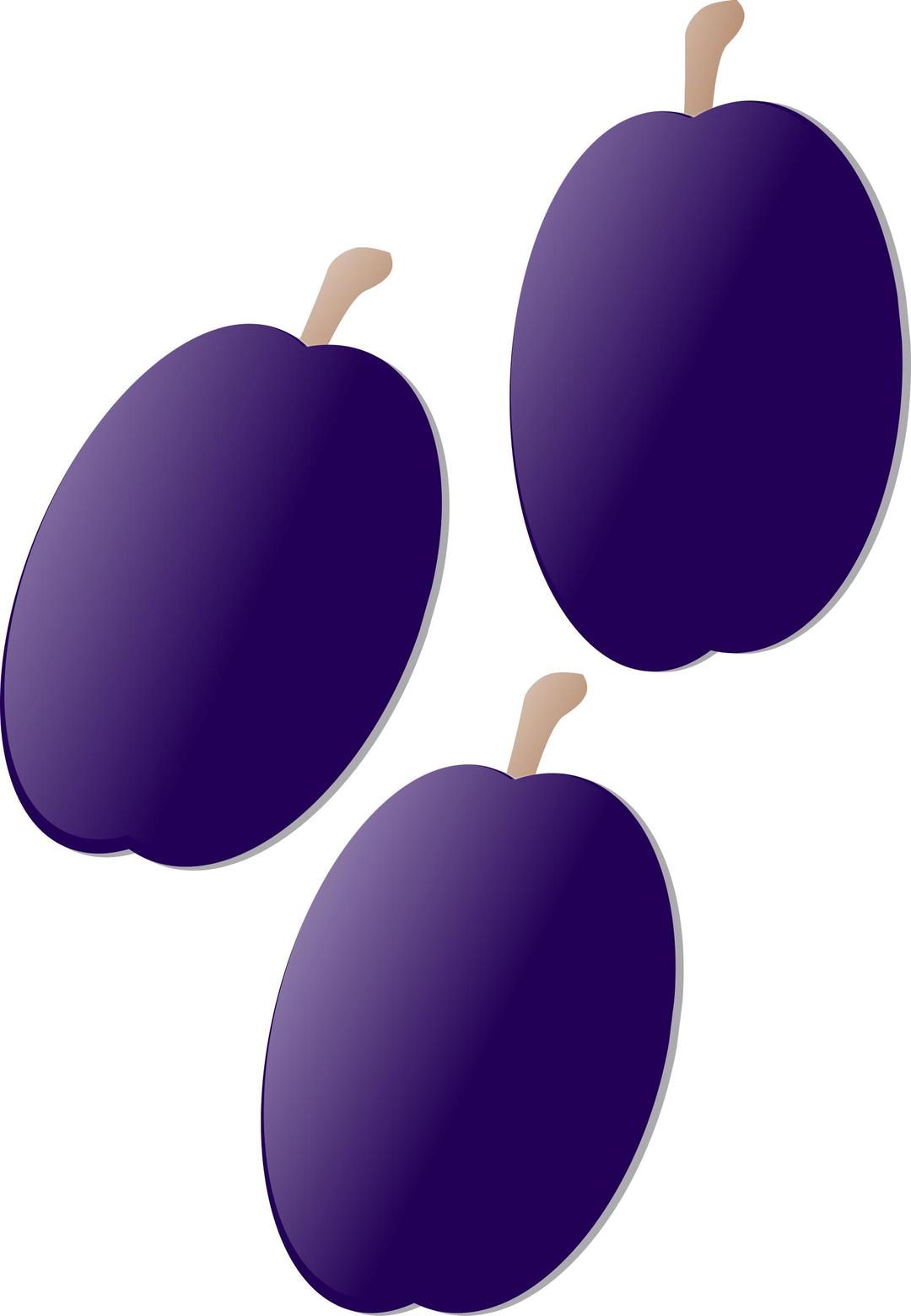 plums png transparent