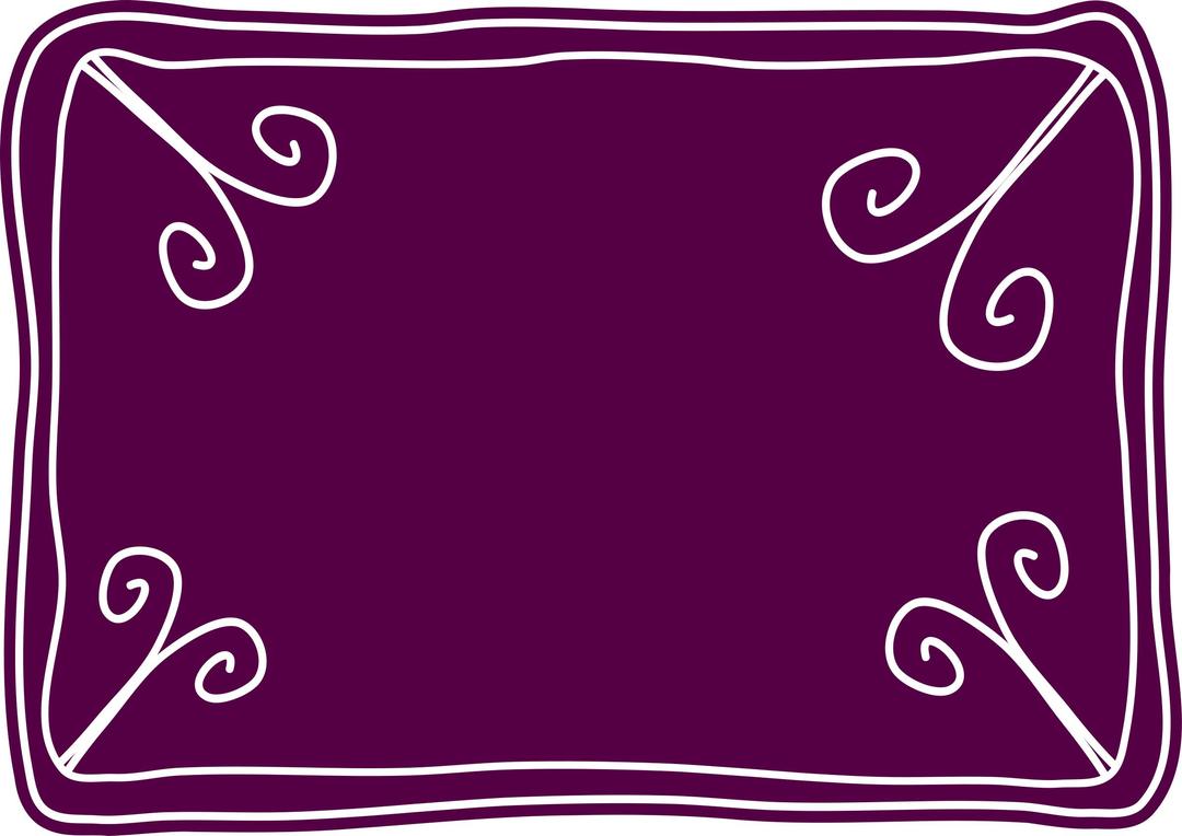 Purple voucher template A4 png transparent