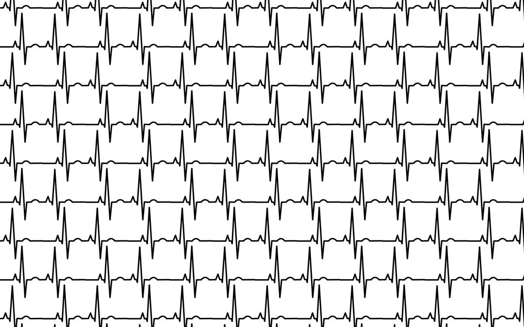 Seamless EKG Pattern png transparent