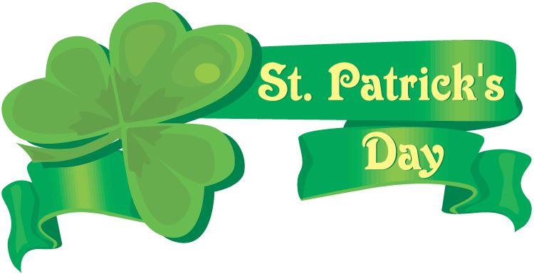 St Patrick's Day Ribbon Banner png transparent