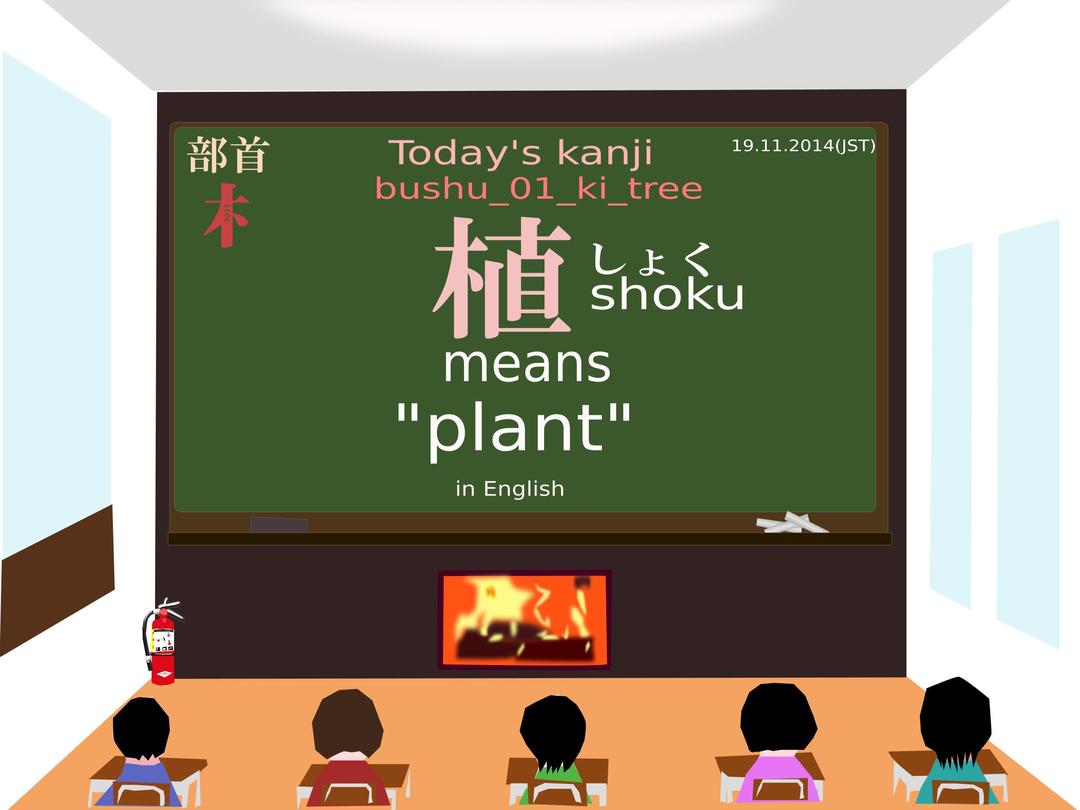 today's kanji-127-shoku png transparent