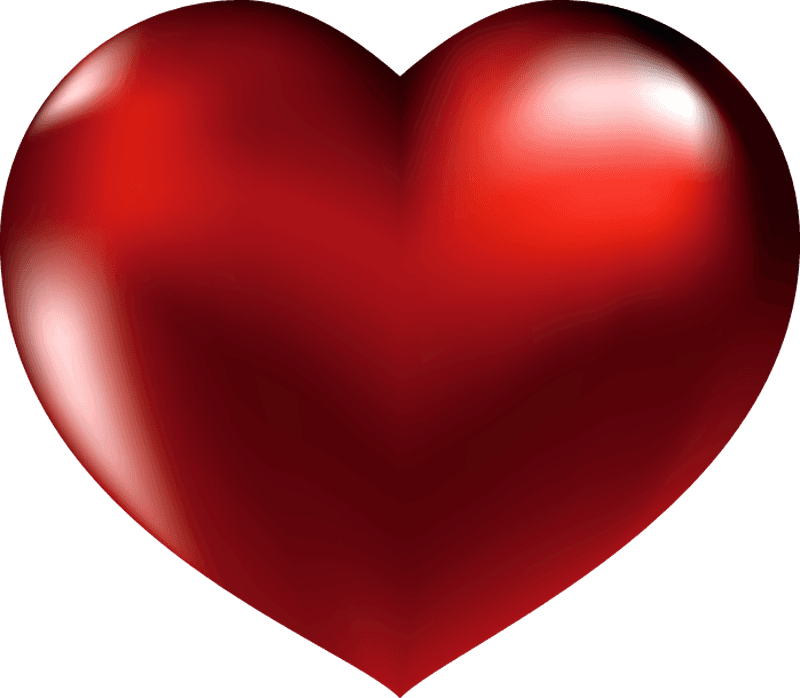 3D Red Heart clip art icons png preview