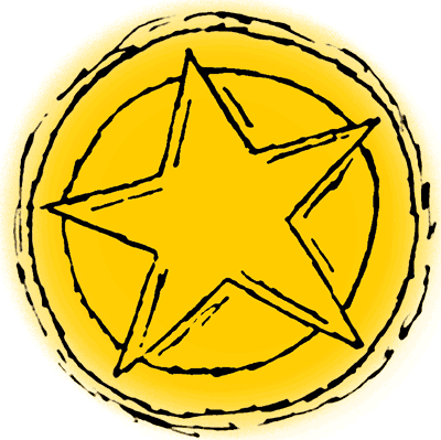 Badge Star Circle icons png preview