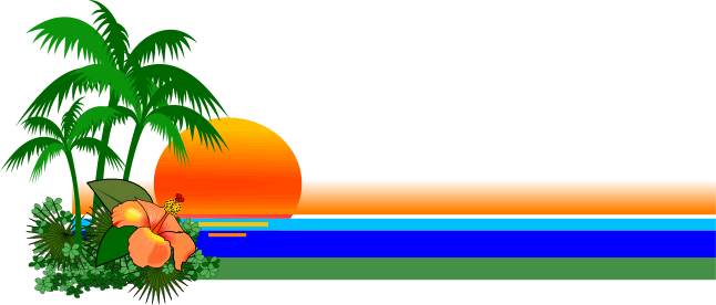 Beach Nature Sunset Clipart icons png preview