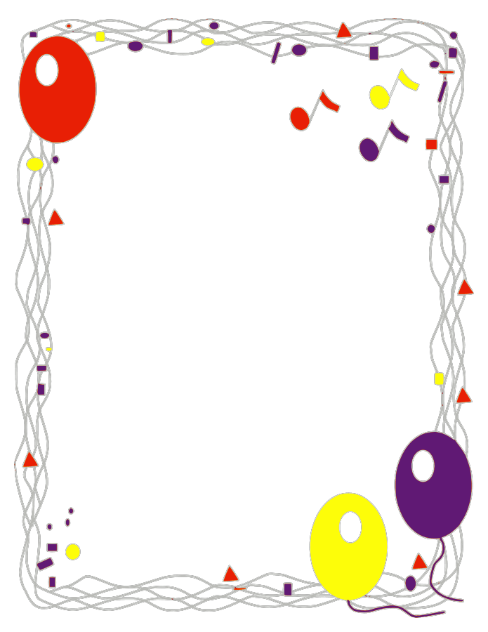 Birthday Border Frame Background icons png preview