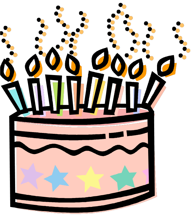 Birthday Cake Candles and Stars icons png preview