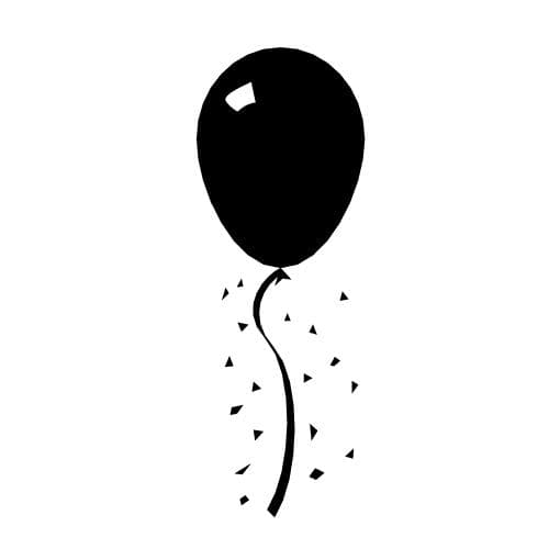 Black Balloon Silhouette icon icons png preview