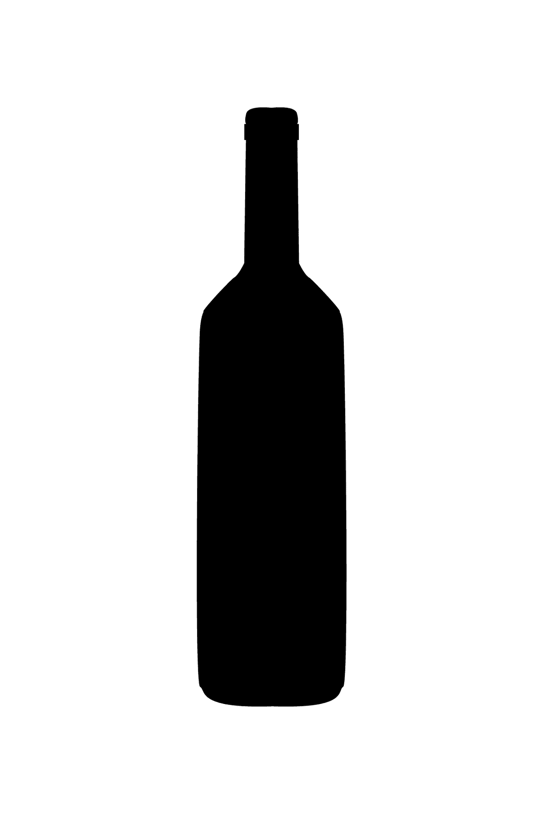 Black Wine Bottle Silhouette icons png preview