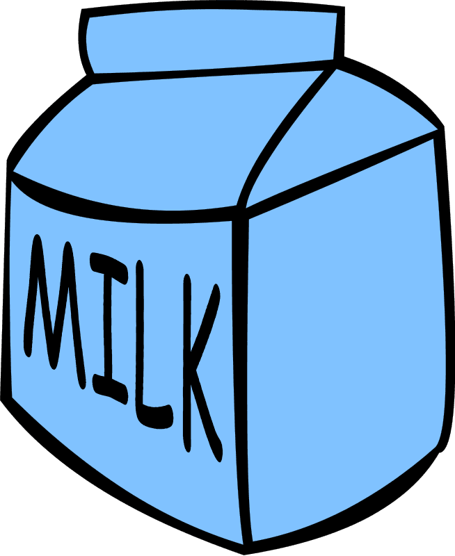 Blue carton milk icons png preview