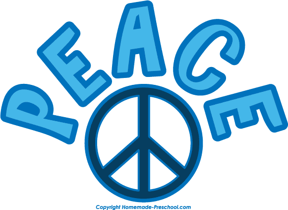 Blue Peace Sign icons png preview