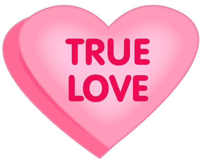 Candy Heart True love icons png preview