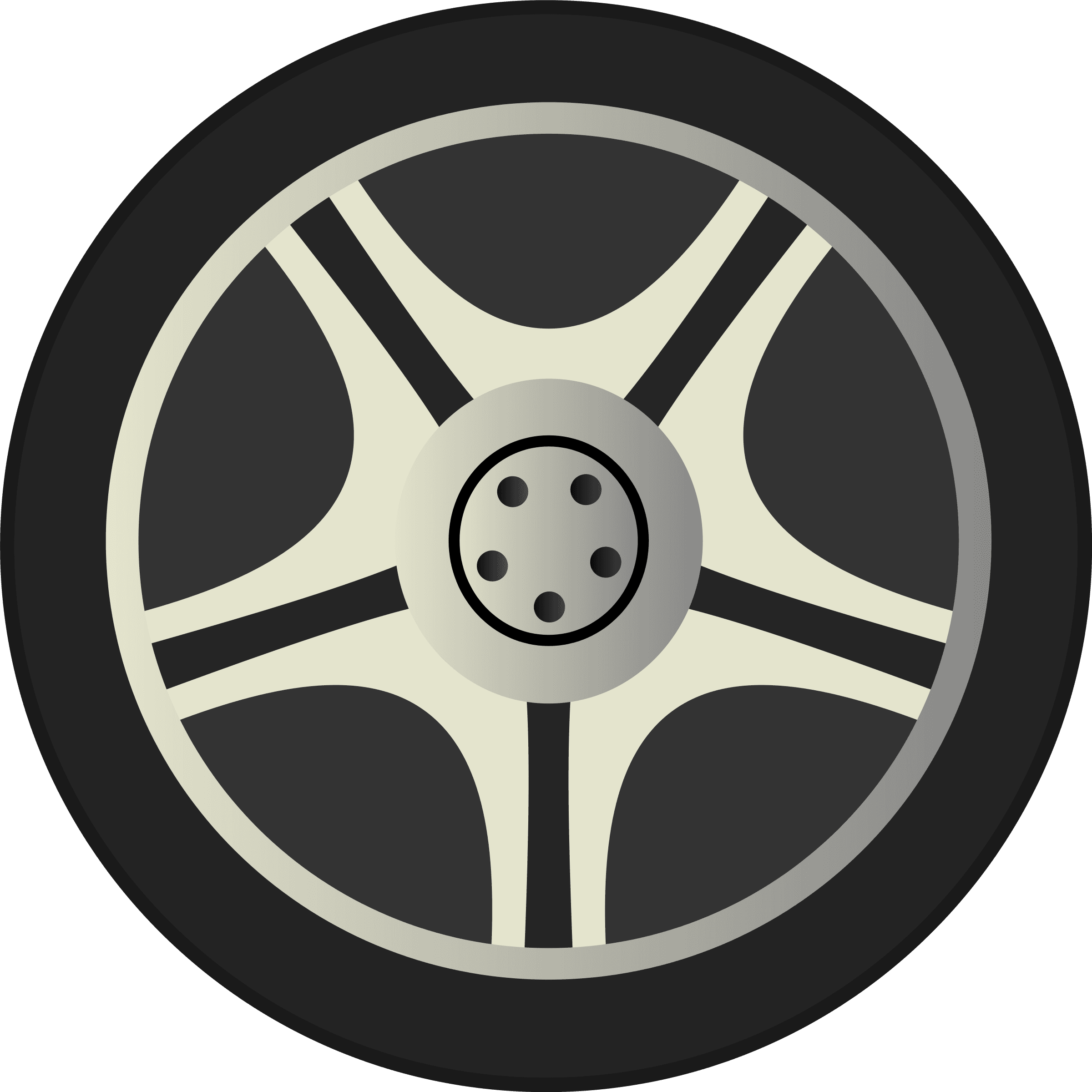 Car Tire Modified Vector Art icons png preview