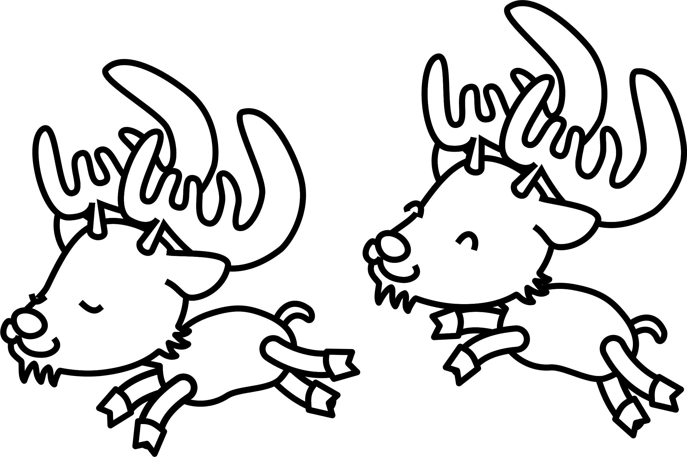 Caribou Coloring Pages icons png preview