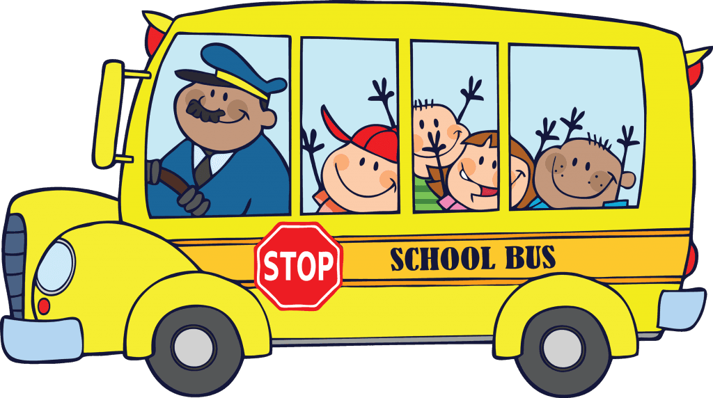 Cartoon School Buses art icons png preview