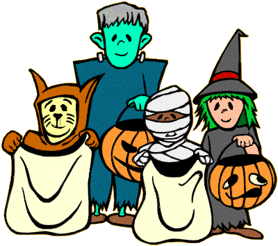 Children dressed halloween costumes icons png preview