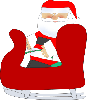 Christmas Santa Sleigh Clip art icons png preview