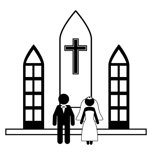 Church Weddings Cliparts icons png preview