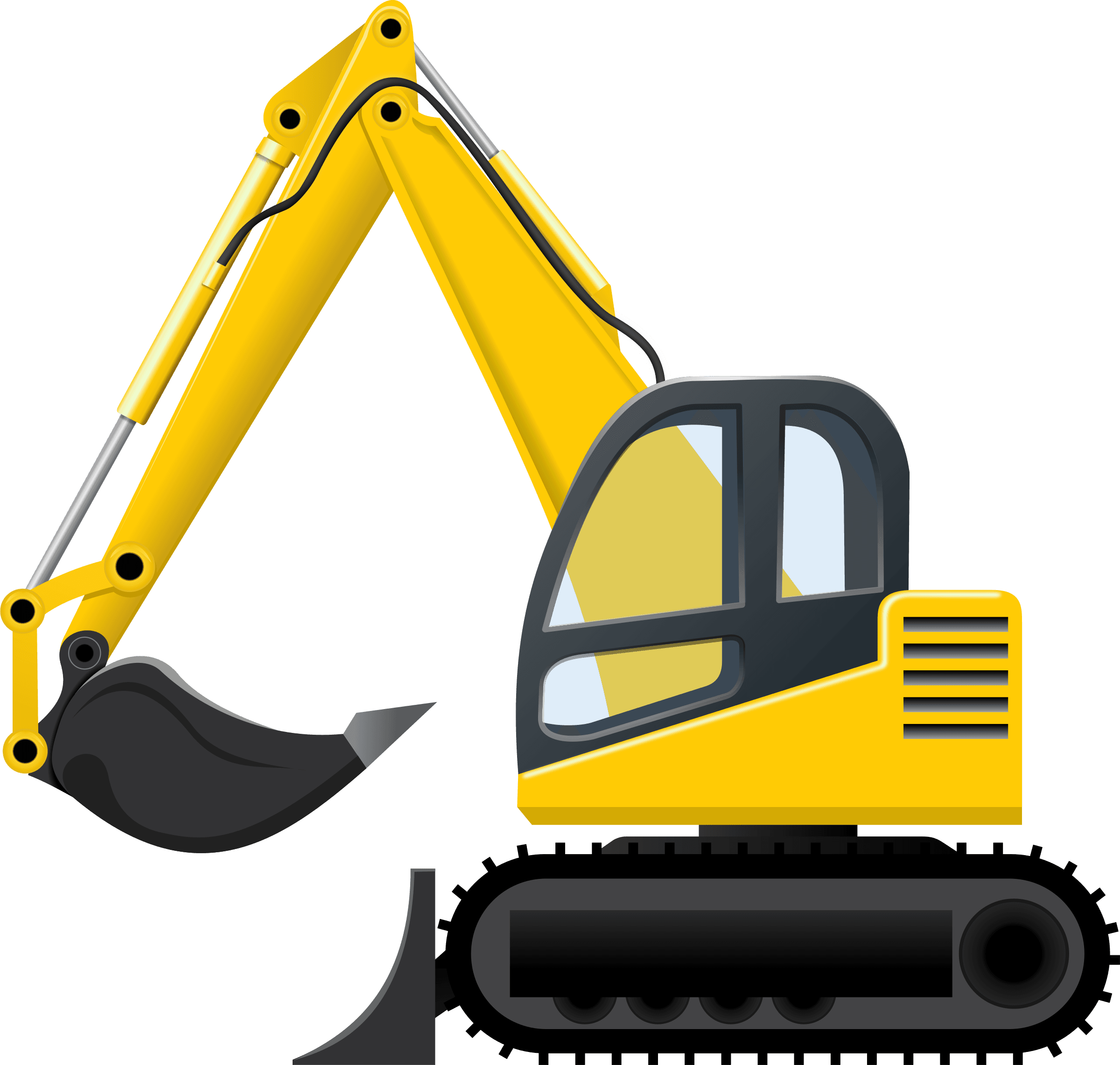 Construction Excavator Transparent icons png preview