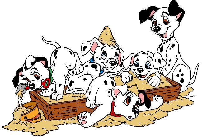 Dalmatian Puppies Cartoon icons png preview