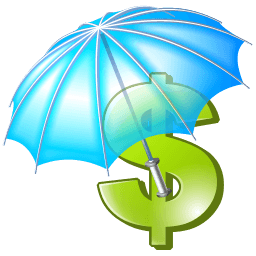 Dollar sign with Umbrella Transparent icons png preview