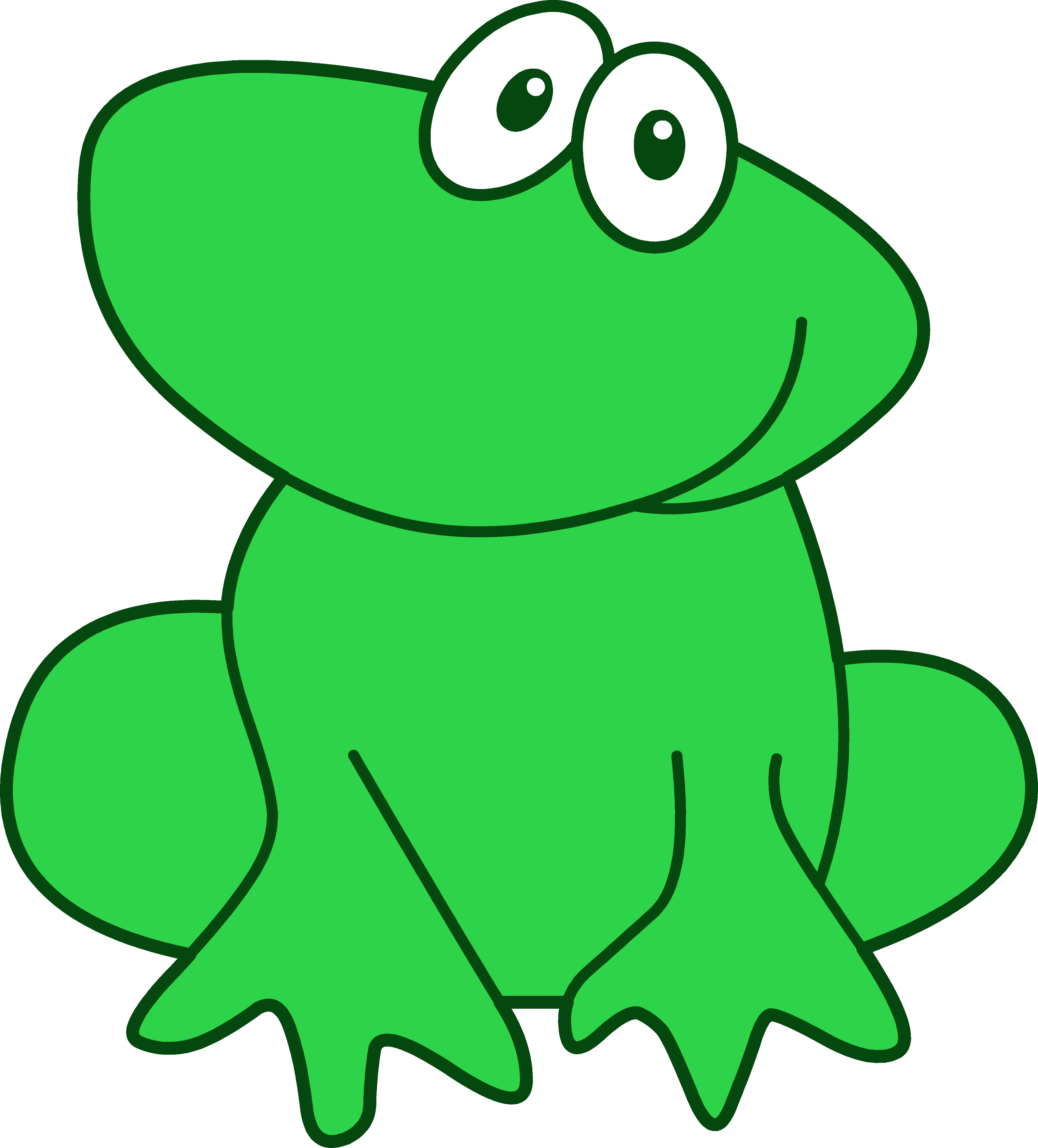 Drawing Green Frog icons png preview