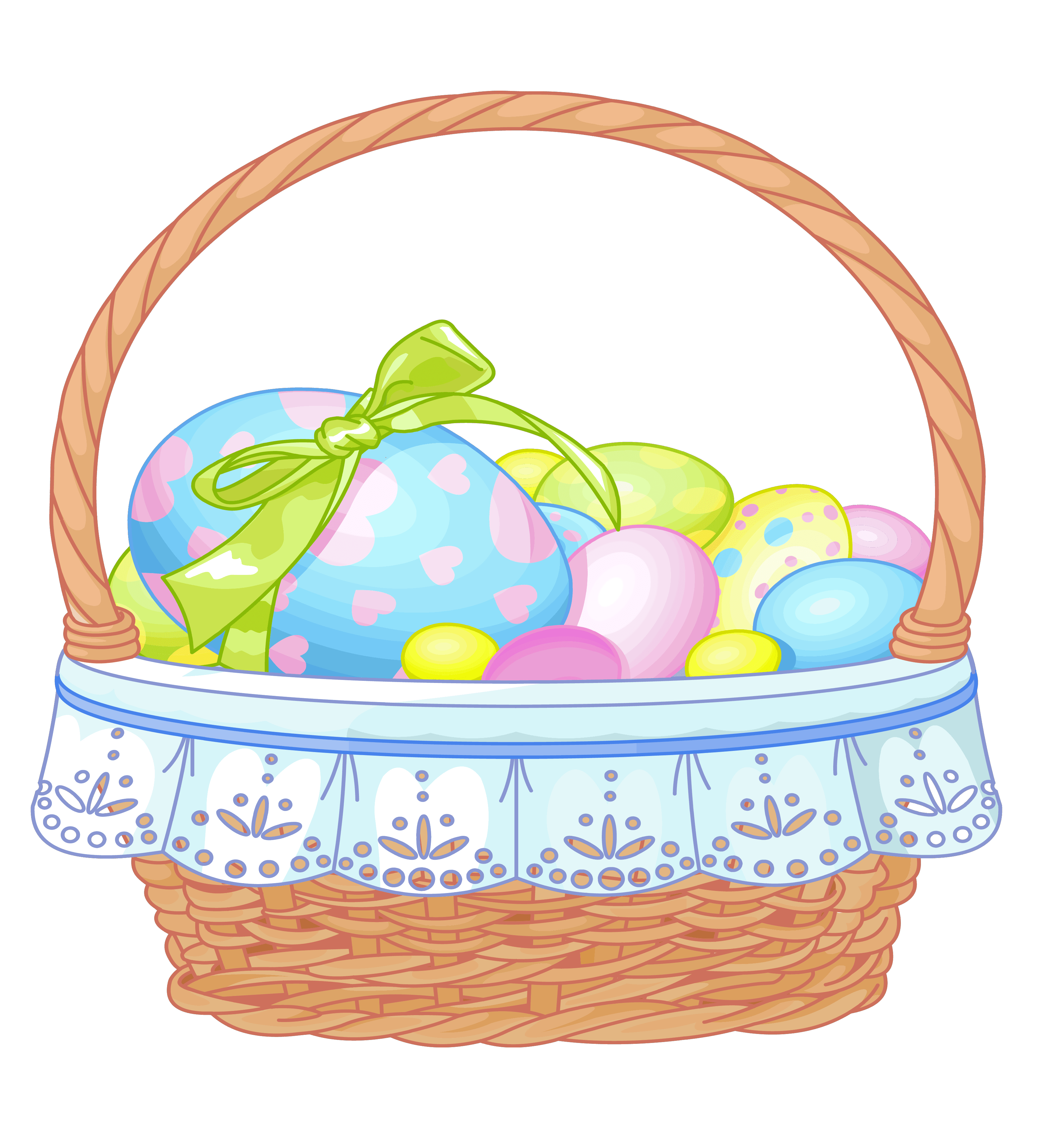 Easter Basket Eggs Png icons png preview