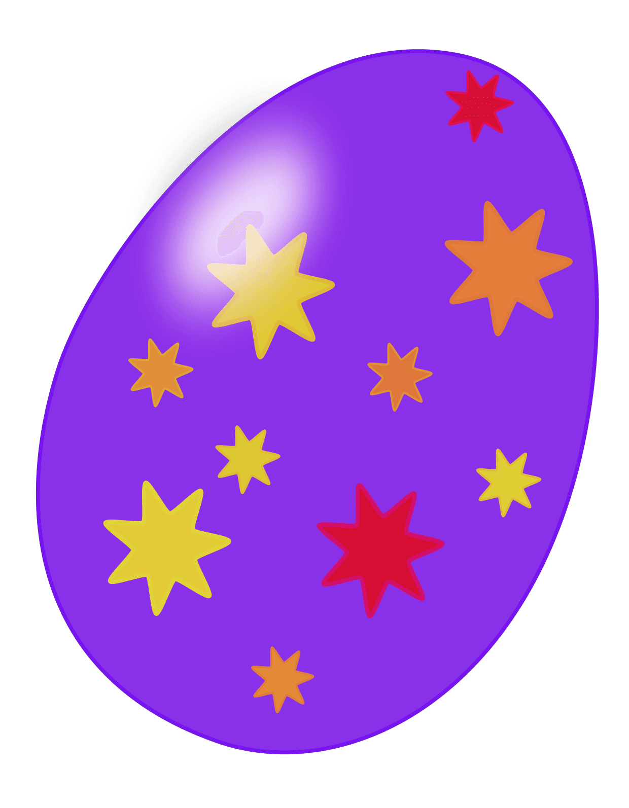 Easter Purple Egg Icon icons png preview