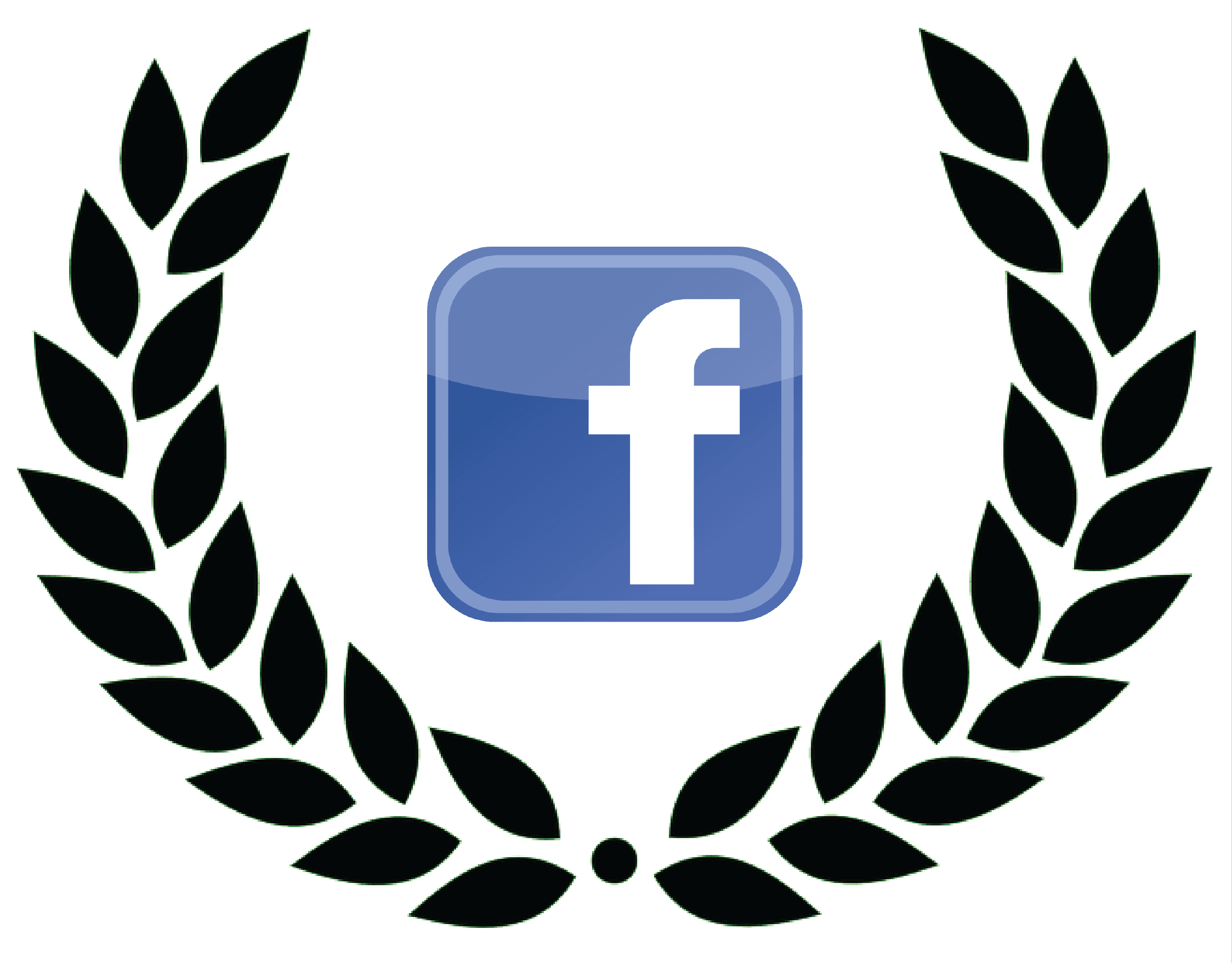 Facebook Logo Laurel Icon icons png preview