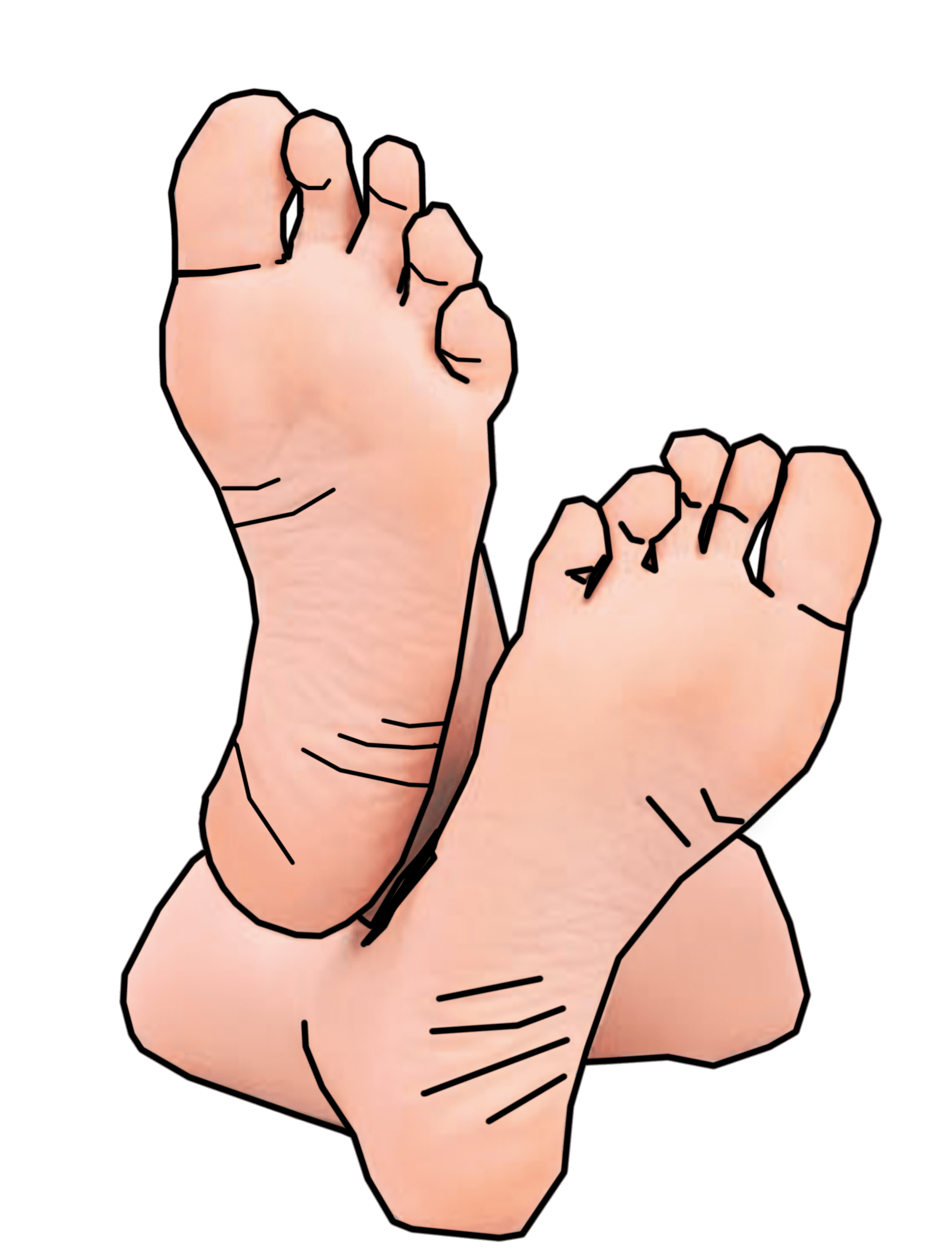 Foot Realistic Drawn icon icons png preview