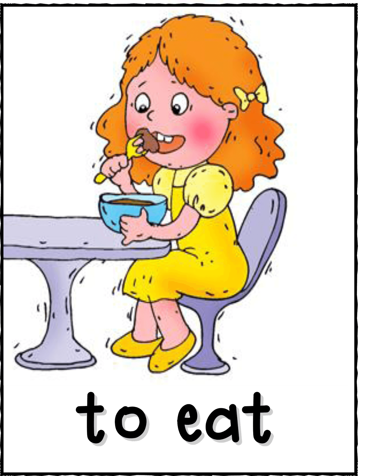 Girl eating food clipart icons png preview