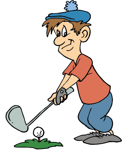 Golf Boy Cartoon Image icons png preview