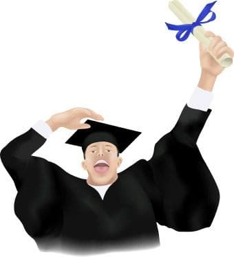 Graduation Gown Diploma clip art icons png preview