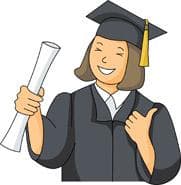 Graduation woman diploma icon icons png preview